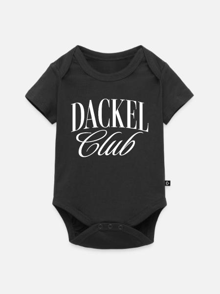 Dackel Club - Baby Premium Kurzarmbody - Schwarz