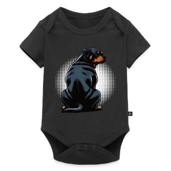 Rottweiler Propriétaire de Rottweiler Lovers - Body à manches courtes Premium Bébé - noir - Devant