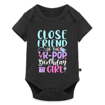 Close Friend Of The K-Pop Birthday Girl - Baby Premium short-sleeve bodysuit - black - Front