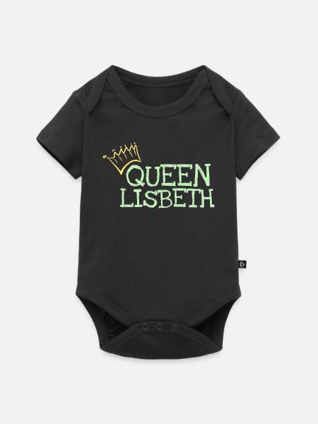 Lisbeth - Baby Premium Kurzarmbody - Schwarz