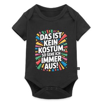 Karneval Das Ist Kein Kostüm Fasching Halloween - Baby Premium Kurzarmbody - Schwarz - Vorne