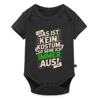 Karneval Das Ist Kein Kostüm Fasching Halloween - Baby Premium Kurzarmbody - Schwarz - Vorne