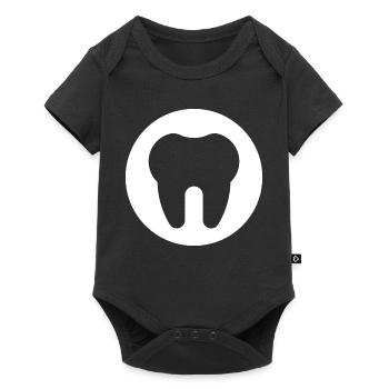 Dentiste, dentiste, cabinet dentaire - Body à manches courtes Premium Bébé - noir - Devant
