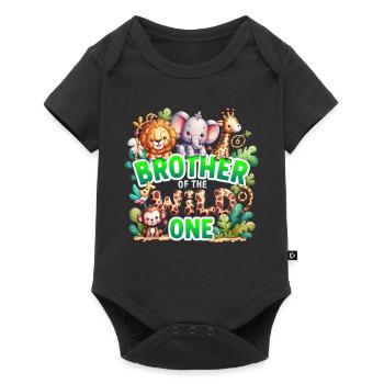 Frère du Sauvage - Body à manches courtes Premium Bébé - noir - Devant