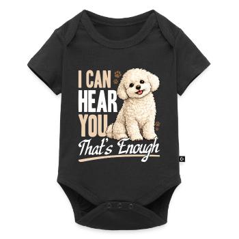 Bichon Frise Dog Breed - Baby Premium short-sleeve bodysuit - black - Front