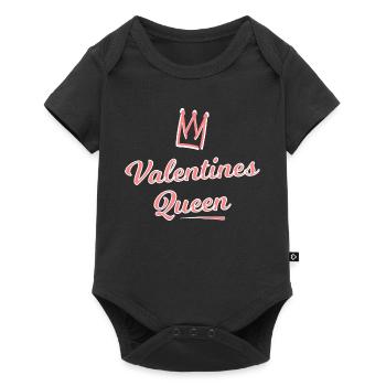 Valentines Queen - Baby Premium Kurzarmbody - Schwarz - Vorne