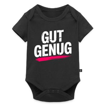 Gut Genug Selbstliebe Ich Bin Gut Genug Selbstwert - Baby Premium Kurzarmbody - Schwarz - Vorne