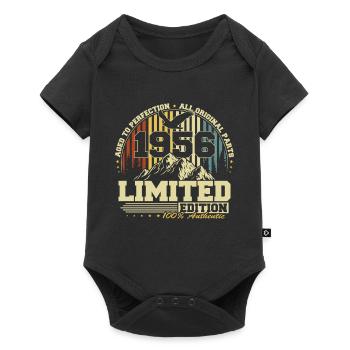 Jahrgang 1956 Vintage Retro Geburtstag Geschenk  - Body à manches courtes Premium Bébé - noir - Devant