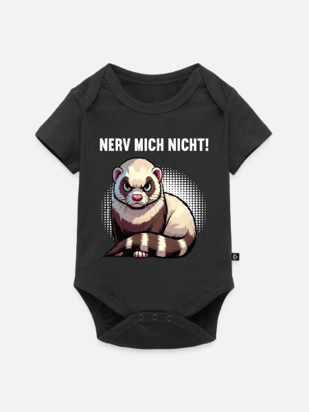 Nerv Mich Nicht Frettchen Frettchenbesitzer - Baby Premium Kurzarmbody - Schwarz