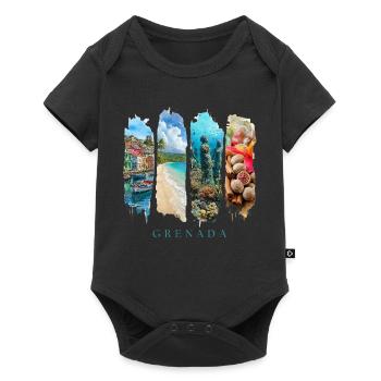Voyage de vacances à la Grenade – Caribbean Spice Island - Body à manches courtes Premium Bébé - noir - Devant