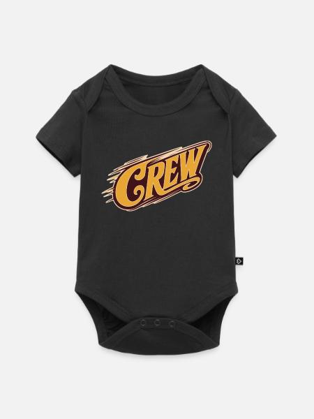 Crew - Baby Premium Kurzarmbody - Schwarz