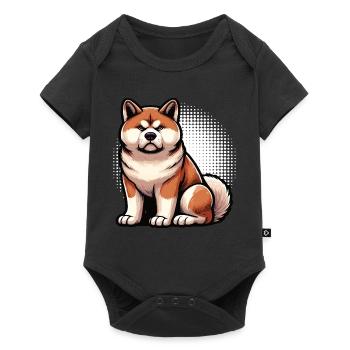 Akita Akita propriétaire Akitas Akita amoureux Akitafan - Body à manches courtes Premium Bébé - noir - Devant