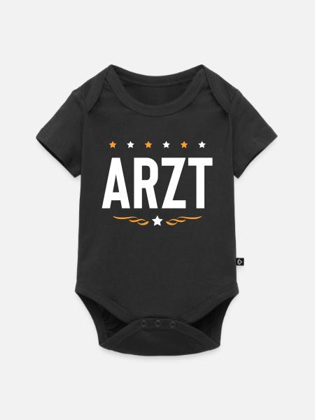 Arzt Beruf - Baby Premium Kurzarmbody - Schwarz