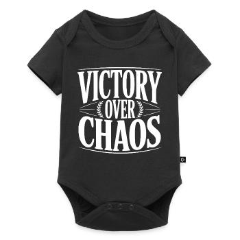 Victory Over Chaos - Baby Premium short-sleeve bodysuit - black - Front
