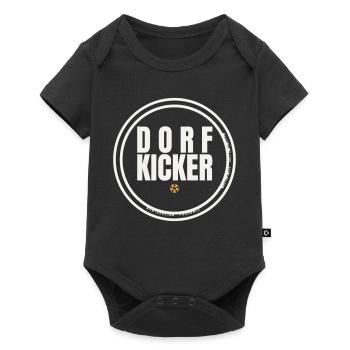 Dorfkicker Stempel Kreisklasse Amateurliga Fußball - Baby Premium Kurzarmbody - Schwarz - Vorne