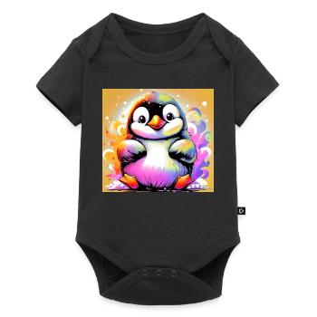 pingouin - Body à manches courtes Premium Bébé - noir - Devant