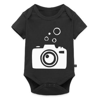 Cadeau de plongée pour plongeur caméra caméra sous-marine - Body à manches courtes Premium Bébé - noir - Devant