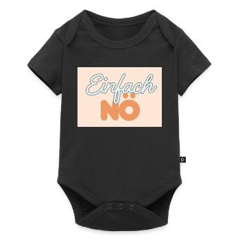 Juste non - Body à manches courtes Premium Bébé - noir - Devant