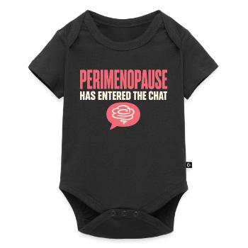Perimenopause Brain Fog Menopause Midlife Gift - Baby Premium short-sleeve bodysuit - black - Front