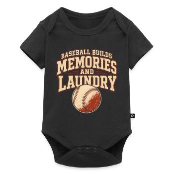 Baseball Mother, Softball Mother, White Pants, - Baby Premium short-sleeve bodysuit - black - Front