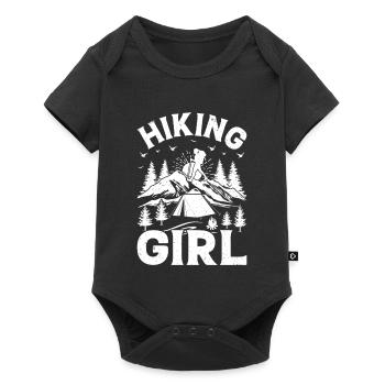 Mountain Hiking Girls Hiking Girl - Baby Premium Kurzarmbody - Schwarz - Vorne