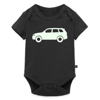 Pastel Car Silhouette - Baby Premium short-sleeve bodysuit - black - Front