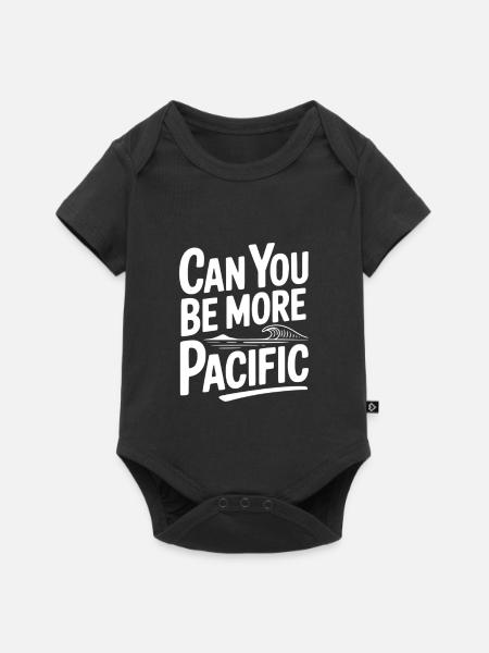 Kannst du ruhiger sein - Baby Premium Kurzarmbody - Schwarz
