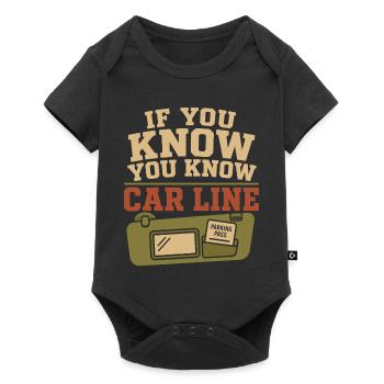 Cadeau de la ligne de pickup de l’école de mode de survie de la ligne de voitures - Body à manches courtes Premium Bébé - noir - Devant