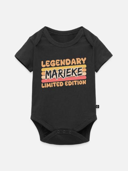 Legendary Marieke - Baby Premium Kurzarmbody - Schwarz