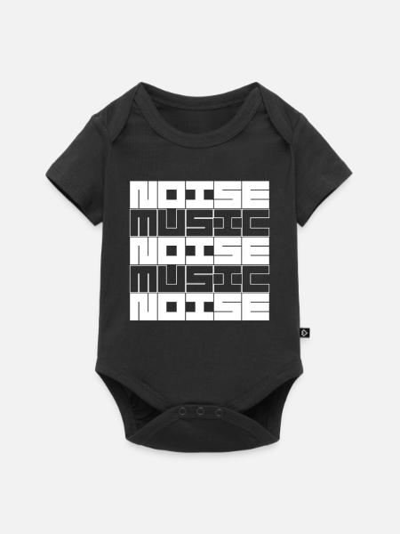 Lärm Musik - Baby Premium Kurzarmbody - Schwarz
