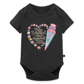 Enkelkind Einschulung 2026 - Baby Premium Kurzarmbody - Schwarz - Vorne