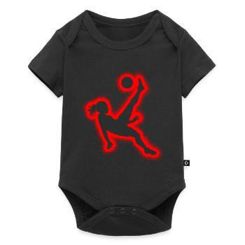 Footballer Soccer Player Ladies Girls Soccer - Baby Premium short-sleeve bodysuit - black - Front