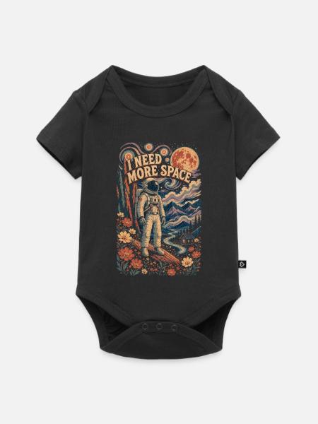 Ich brauche mehr Platz - Baby Premium Kurzarmbody - Schwarz