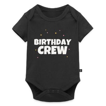 Birthday Crew Birthday Party Team Celebrate Group - Baby Premium short-sleeve bodysuit - black - Front