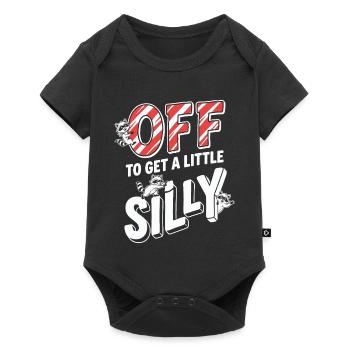 Je pars faire un peu la folie - Body à manches courtes Premium Bébé - noir - Devant