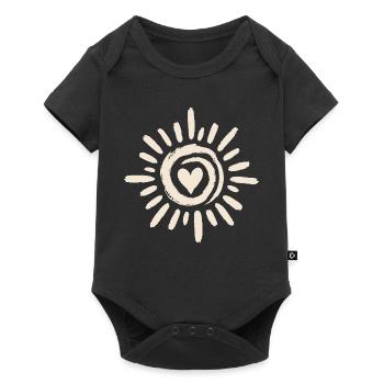 Sunheart - Baby Premium short-sleeve bodysuit - black - Front