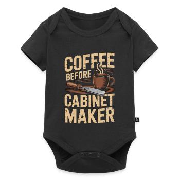 Cabinet Maker Coffee Cabinet Expert Coffee Lover - Baby Premium Kurzarmbody - Schwarz - Vorne
