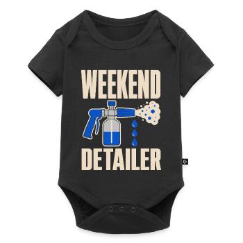 Garage Detailer Car Detailing Car Detailer - Baby Premium short-sleeve bodysuit - black - Front