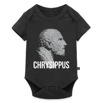 Chrysippus Bust Silhouette - Baby Premium short-sleeve bodysuit - black - Front