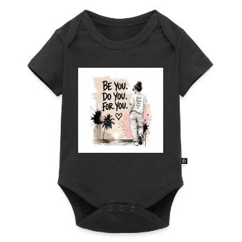 C44E0514-D160-4EC5-B75F-FFC0E88E6842 - Body à manches courtes Premium Bébé - noir - Devant