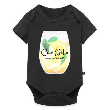 Ciao Bella Citrus Glow - Baby Premium short-sleeve bodysuit - black - Front