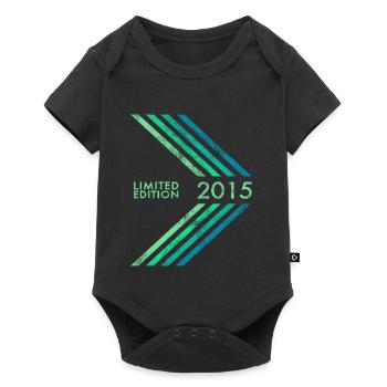 Édition limitée 2015 anniversaires garçons et filles - Body à manches courtes Premium Bébé - noir - Devant