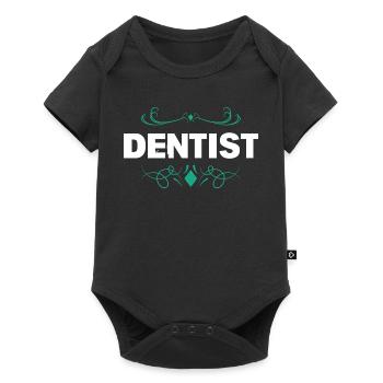 dentiste - Body à manches courtes Premium Bébé - noir - Devant