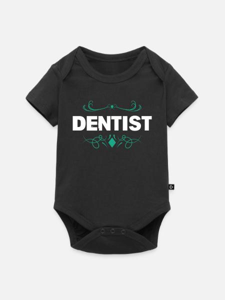 Dentist - Baby Premium Kurzarmbody - Schwarz