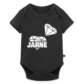 Edel Jarne - Baby Premium Kurzarmbody - Schwarz - Vorne