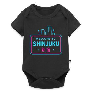 Welcome to Shinjuku - Body à manches courtes Premium Bébé - noir - Devant