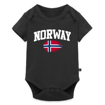 Vacances en Norvège dans les fjords de Norge Voyage en Scandinavie - Body à manches courtes Premium Bébé - noir - Devant