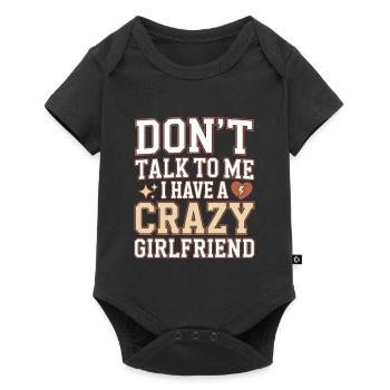 Crazy Girlfriend Forgive Couple Crazy Girlfriend - Baby Premium short-sleeve bodysuit - black - Front