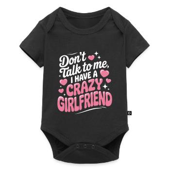 Crazy Girlfriend Forgive Couple Crazy Girlfriend - Baby Premium short-sleeve bodysuit - black - Front