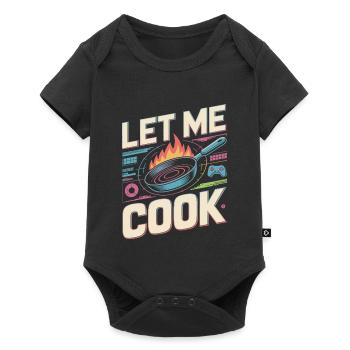 Let Me Cook Cooking Grilling Meme Grill Master Chef - Baby Premium short-sleeve bodysuit - black - Front